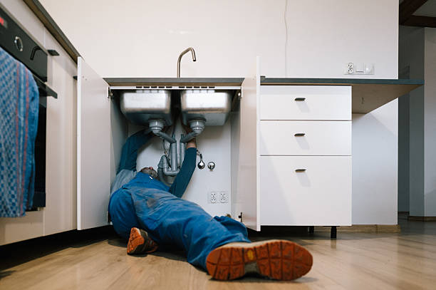 Professional Plumbing technician working in Long Creek, IL